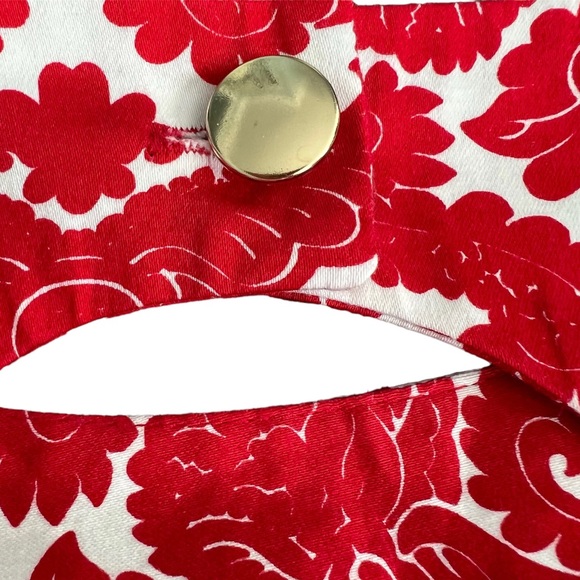 Nwt Closet dress red and white floral, size 4 (8 uk) - Picture 3 of 8